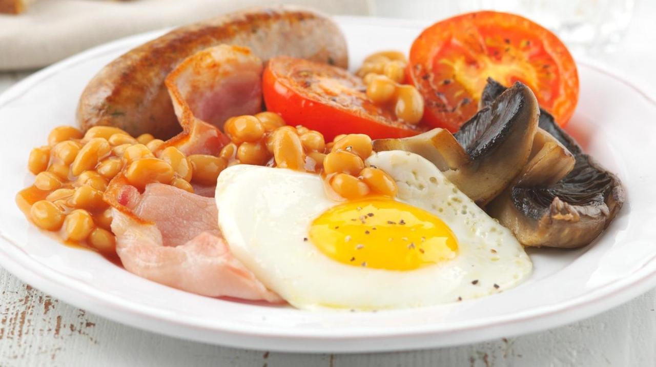 Boulevard Hotel Blackpool Buitenkant foto English breakfast